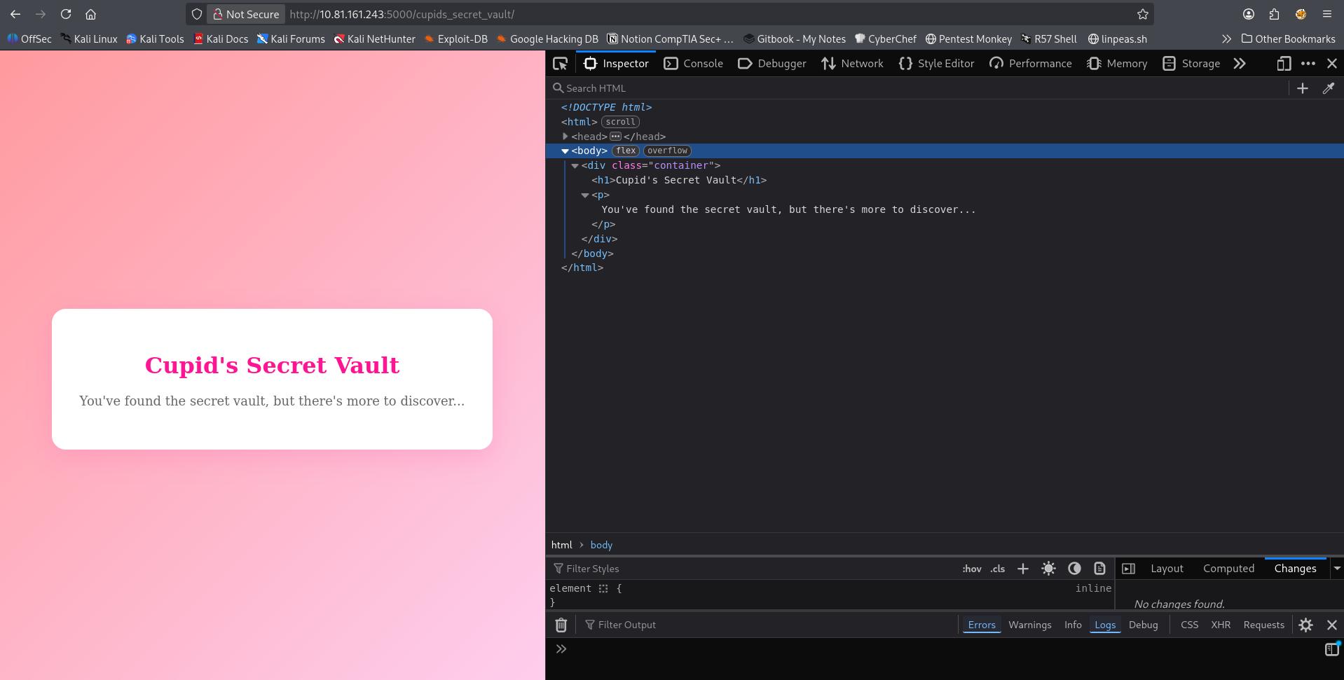 /cupids_secret_vault/ Landing Page